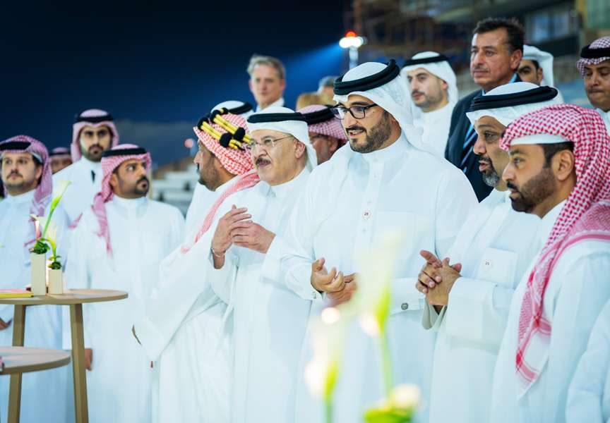 His Highness Shaikh Isa bin Salman bin Hamad Al Khalifa attends opening of the floodlights at Rashid Equestrian and Horseracing Club